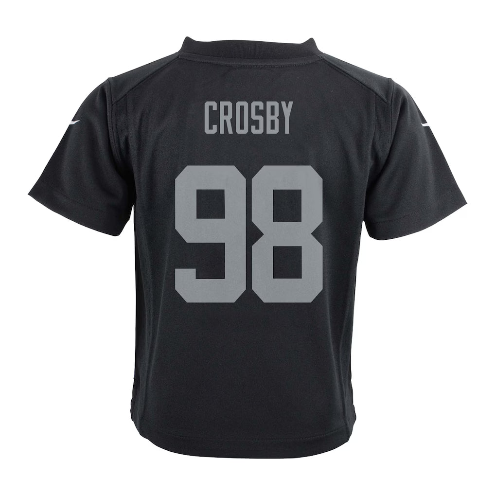 Nike Toddlers Maxx Crosby Las Vegas Raiders Game Jersey