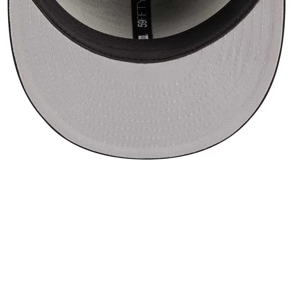 New Era Las Vegas Raiders XVII Super Bowl Side Patch 59FIFTY Fitted Black & White Hat