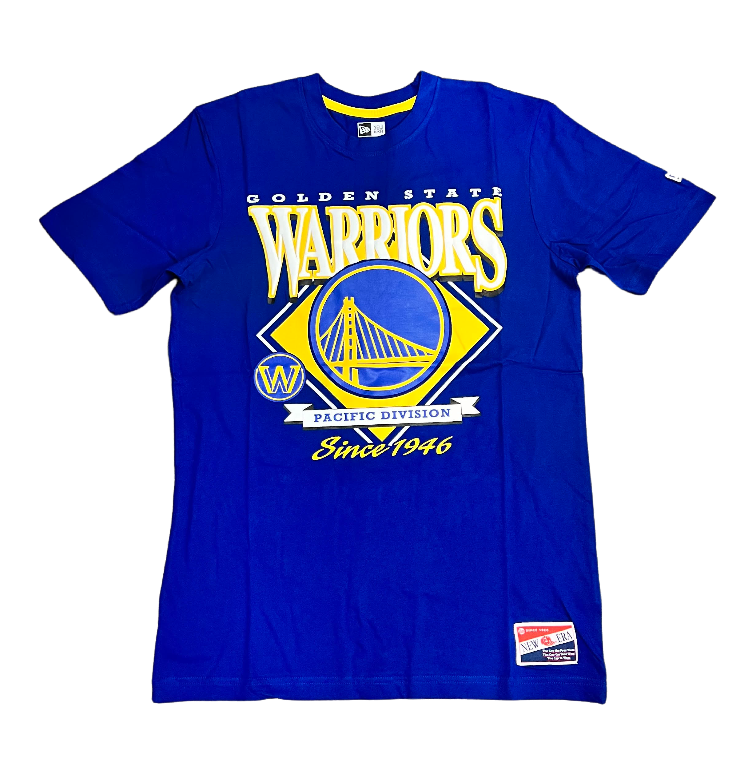 New Era Golden State Warriors T Shirt- BLUE