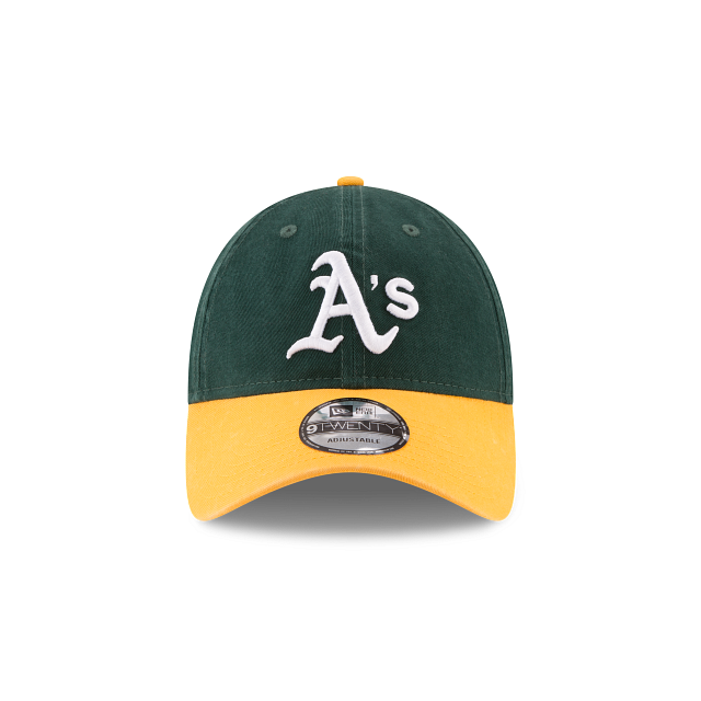 New Era Oakland Athletics 9TWENTY Adjustable Hat- Green/YELLOW