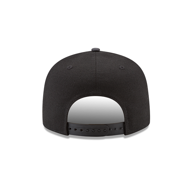 SAN FRANCISCO 49ERS NEW ERA BASIC SNAPBACK 9FIFTY-BLACK on Black