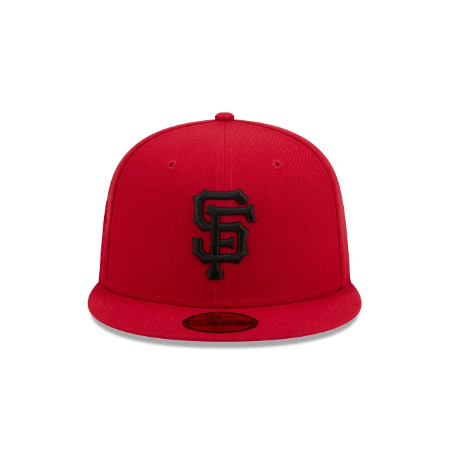 New Era San Diego Padres 59Fifty Basic Color Fitted Hat - Red/Black