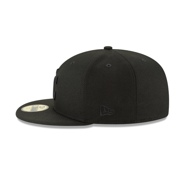 KANSAS CITY ROYALS 59FIFTY FITTED-BLACK ON BLACK