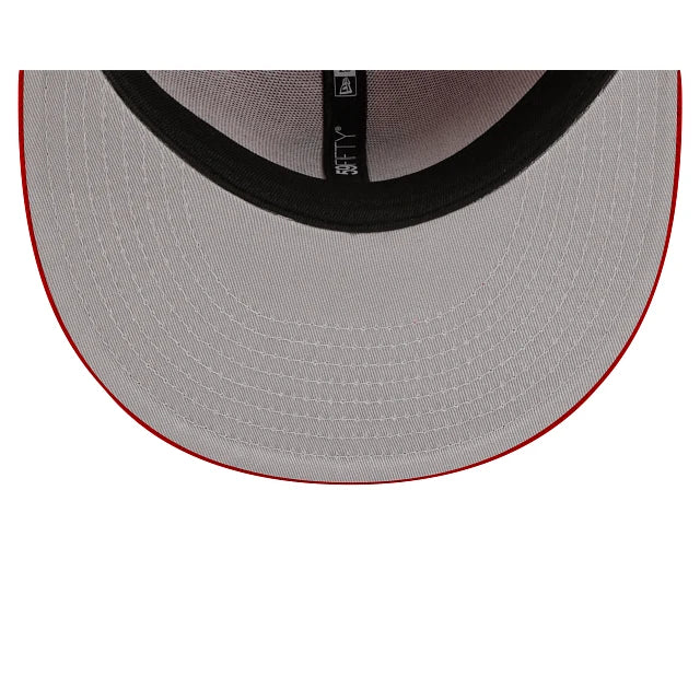 New Era San Diego Padres 59Fifty Basic Color Fitted Hat - Red/Black