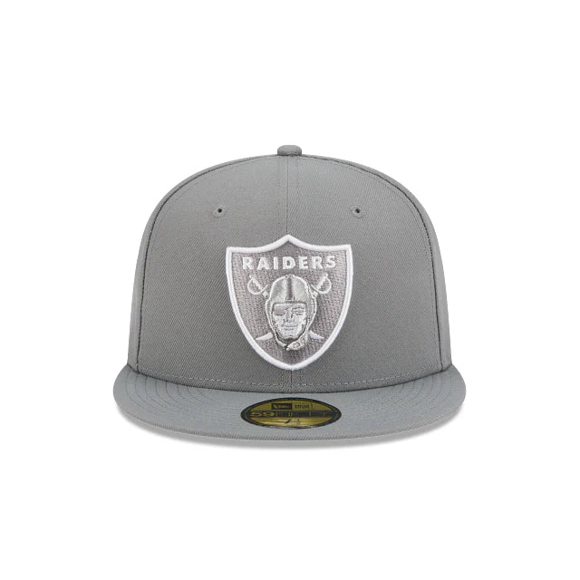 New Era Las Vegas Raiders 59FIFTY Fitted Hat - Grey