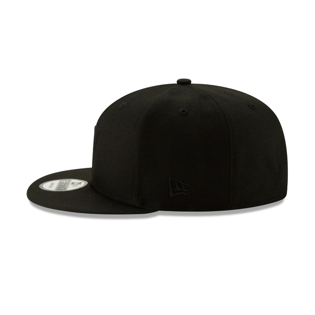 New Era Miami Marlins Team Color Basic 9FIFTY Snapback-Black on Black
