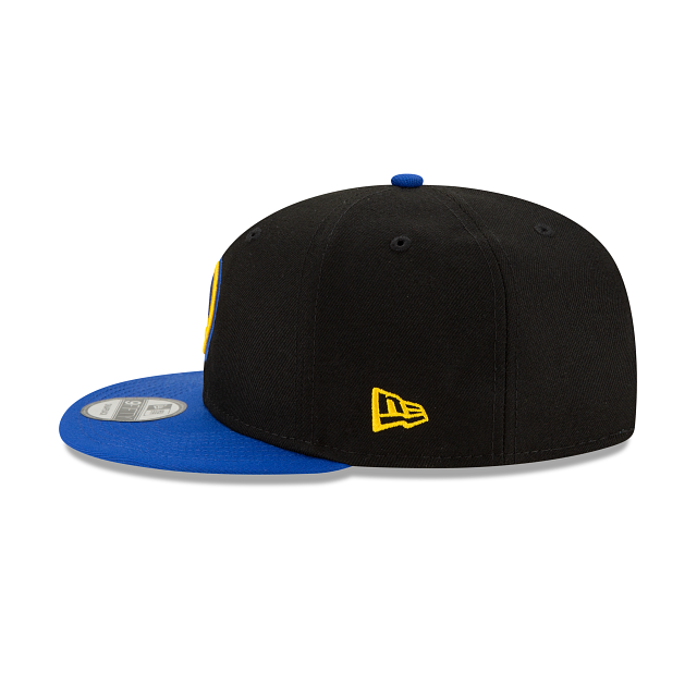 New Era Golden State Warriors 9FIFTY Snapback Hat-black/blue