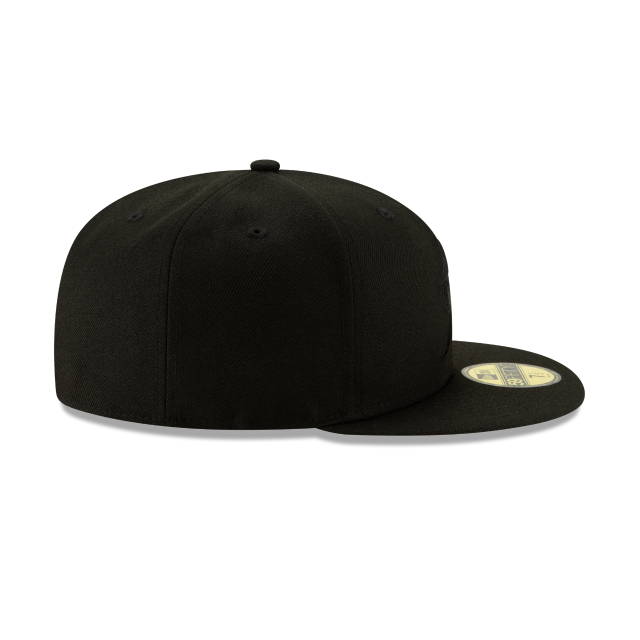 MIAMI MARLINS NEW ERA 59FIFTY FITTED-BLACK ON BLACK