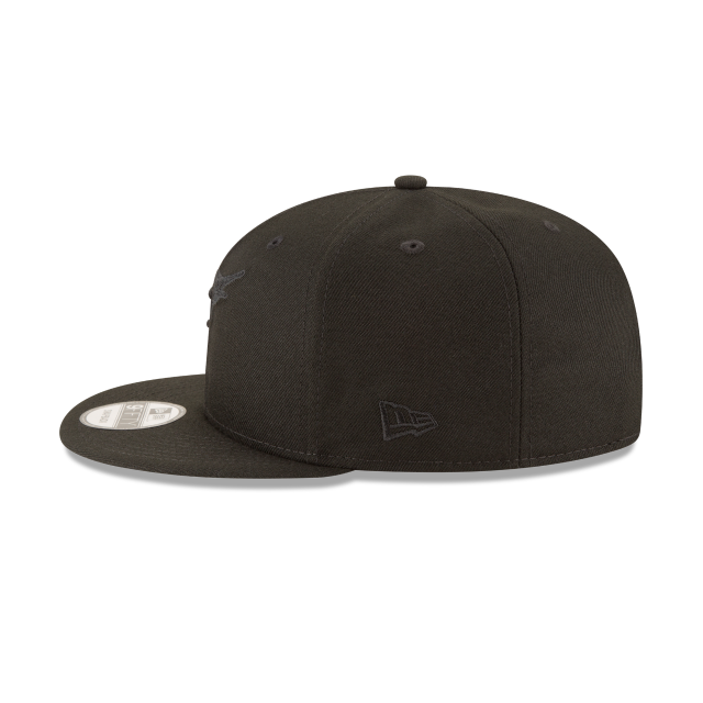 New Era Florida Marlins Basic 9FIFTY Snapback-Black on black