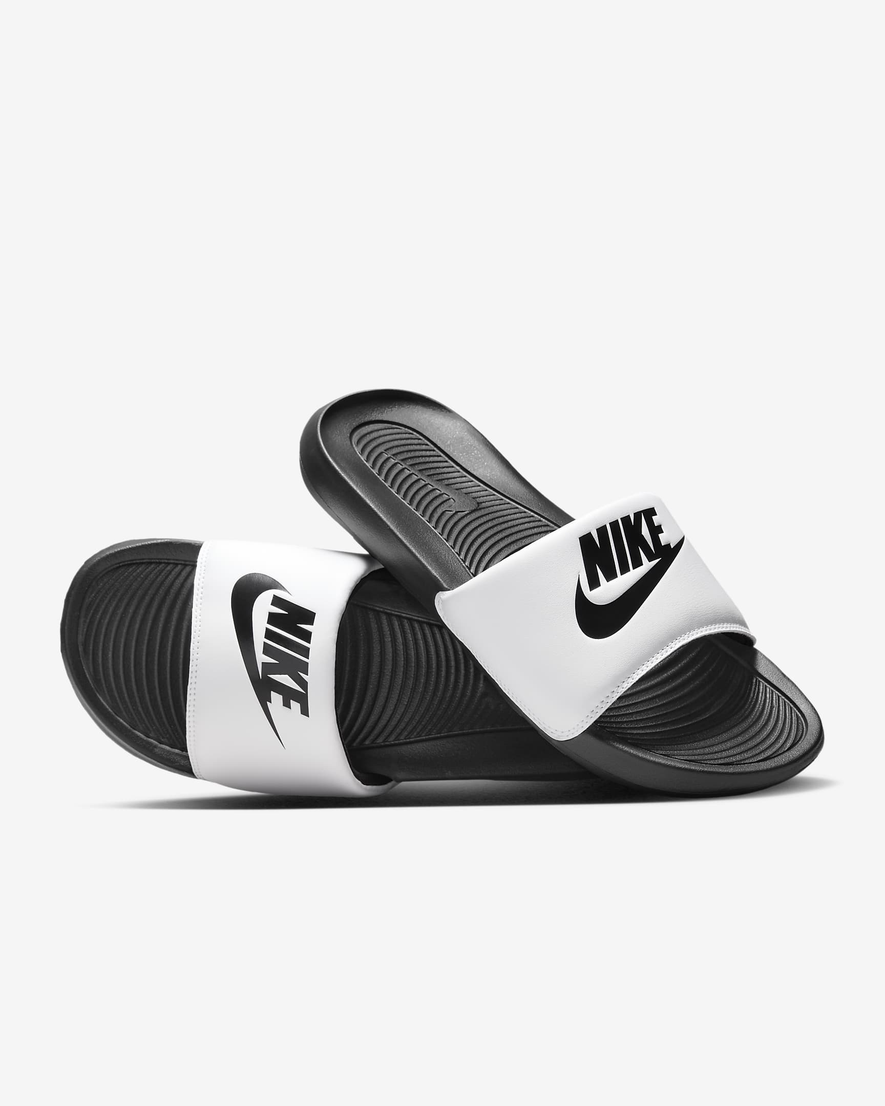 Nike Victori One Slides-White/Black