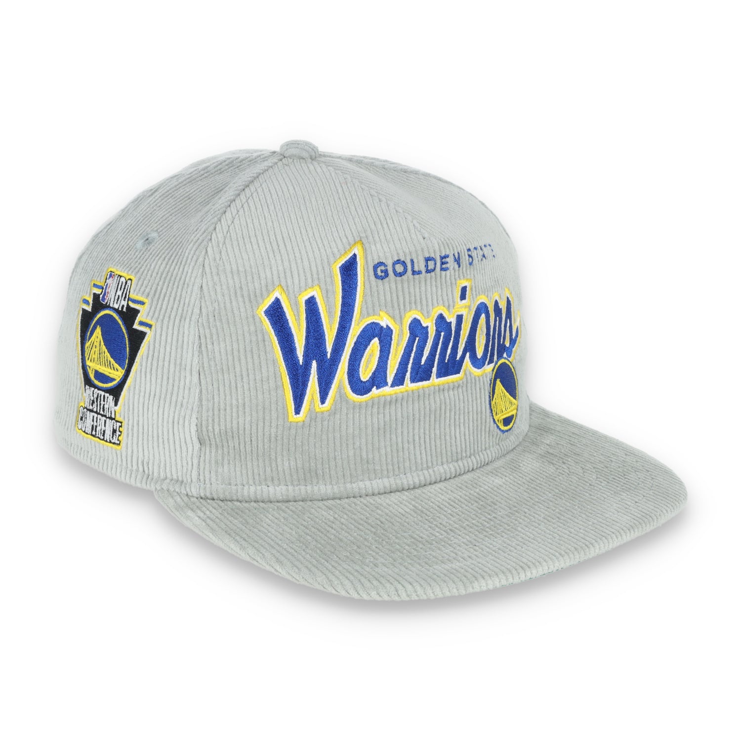 New Era Golden State Warriors Corduroy Old Golfer Snapback