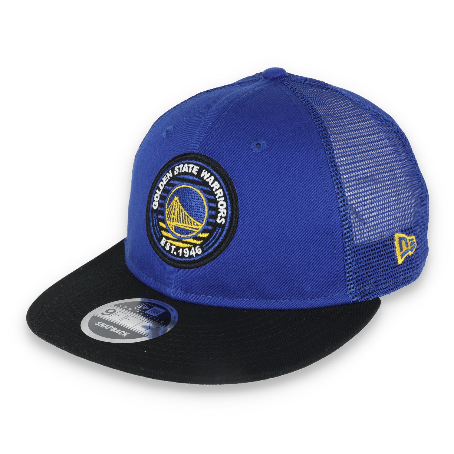 New Era Golden State Warriors 9FIFTY Adjustable Snapback Mesh