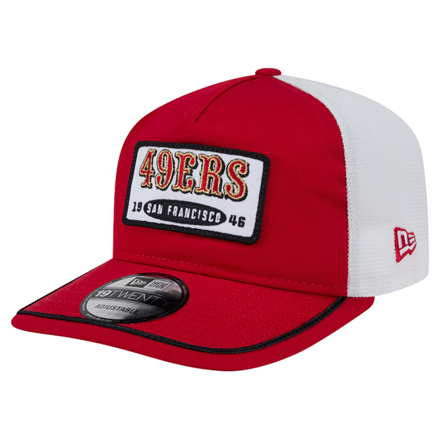 New Era San Francisco 49ers EMB Patch 19TWENTY Adjustable Hat-Red