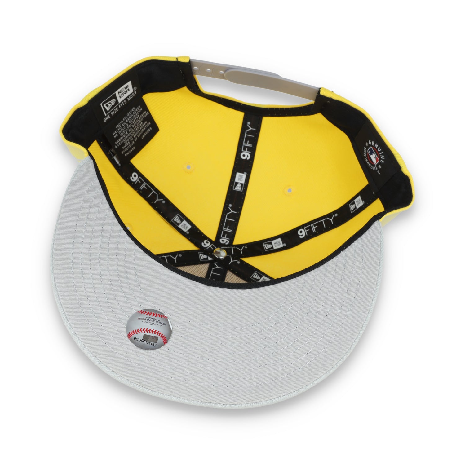 New Era White Sox Two-Tone 9FIFTY Snapback Hat-Grey/Yellow