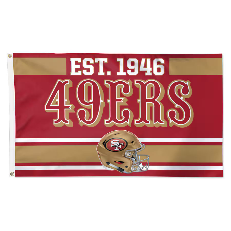 WINCRAFT EST. 1946 SAN FRANCISCO 49ERS  FLAG - DELUXE 3' X 5'