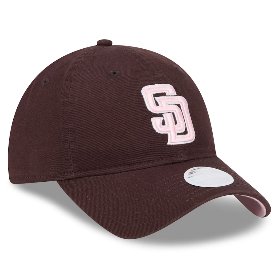 New Era San Diego Padres 2024 Mother's Day 9TWENTY Adjustable Hat- Brown