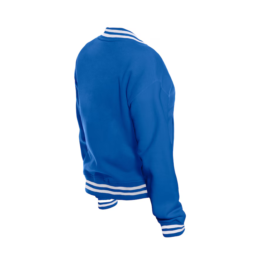 New Era Women's Golden State Warriors Throwback Full-Snap Jacket - Royal