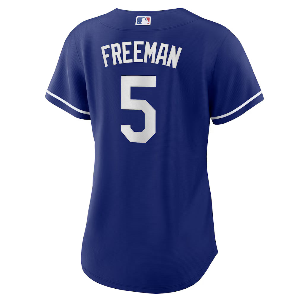 Nike Women's Los Angeles Dodgers(Freeman) Alternate Replica Team Jersey - Royal