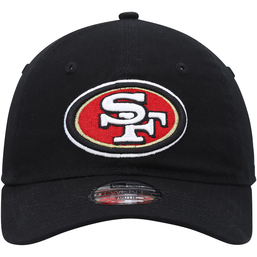 New Era San Francisco 49ers Core 2.0 Classic 9TWENTY Adjustable Hat-Black