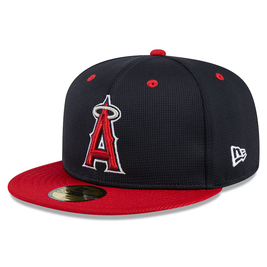 New Era Youth Los Angeles Angels Batting Practice 59FIFTY Fitted Hat