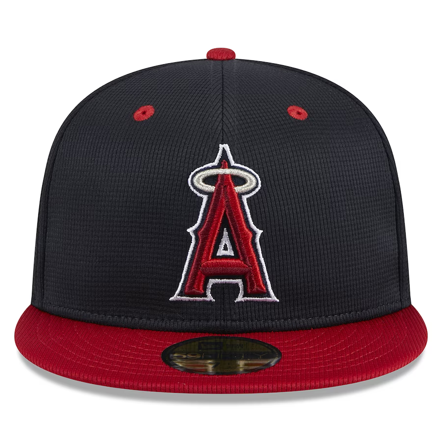 New Era Youth Los Angeles Angels Batting Practice 59FIFTY Fitted Hat