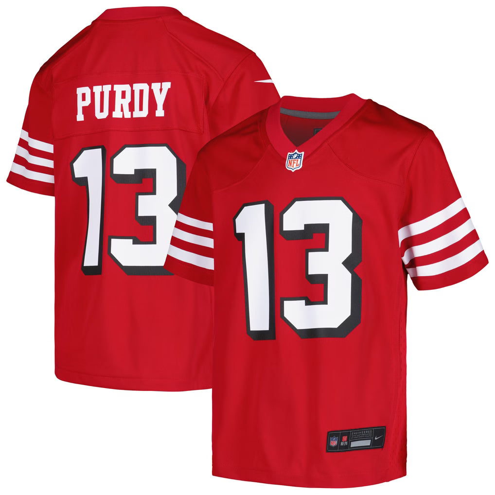 Nike Youth San Francisco 49ers Brock Purdy Alternative Game Jersey -