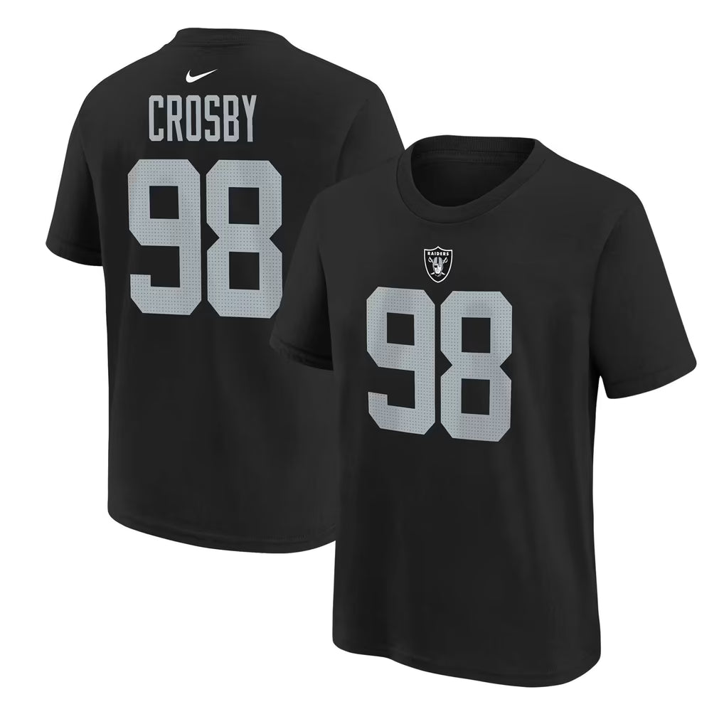 Nike Las Vegas Raiders Youth Crosby T-Shirt - Black