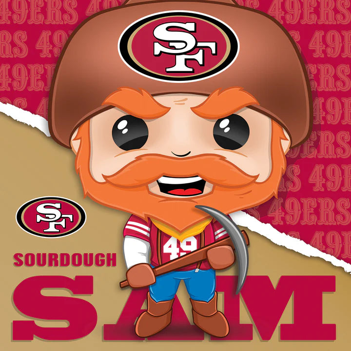 San Francisco 49ers Mascot 100 Piece Jigsaw Puzzle-Sourdough Sam