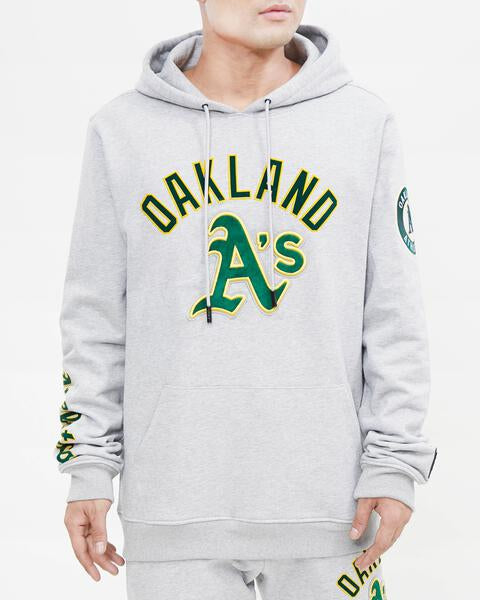 PRO STANDARD OAKLAND ATHLETICS STACKED LOGO HOODY