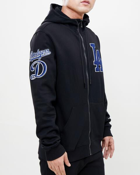 PRO STANDARD LOS ANGELES DODGERS LOGO ZIPPER HOODY