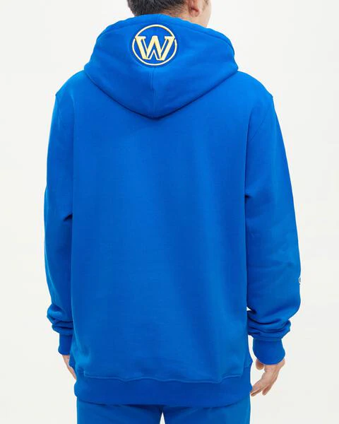 PRO STANDARD GOLDEN STATE WARRIORS STACKED LOGO HOODY