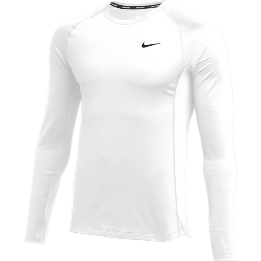 Nike Pro Men's White Long-Sleeve Top