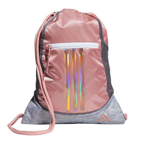 ADIDAS ALLIANCE II SACKPACK-MAUVE PINK/JERSEY GREY