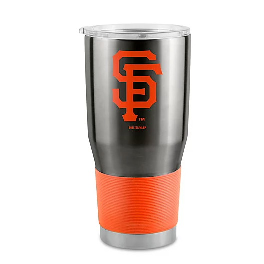 San Francisco Giants 30oz. Ultra Travel Tumbler-Black/Orange