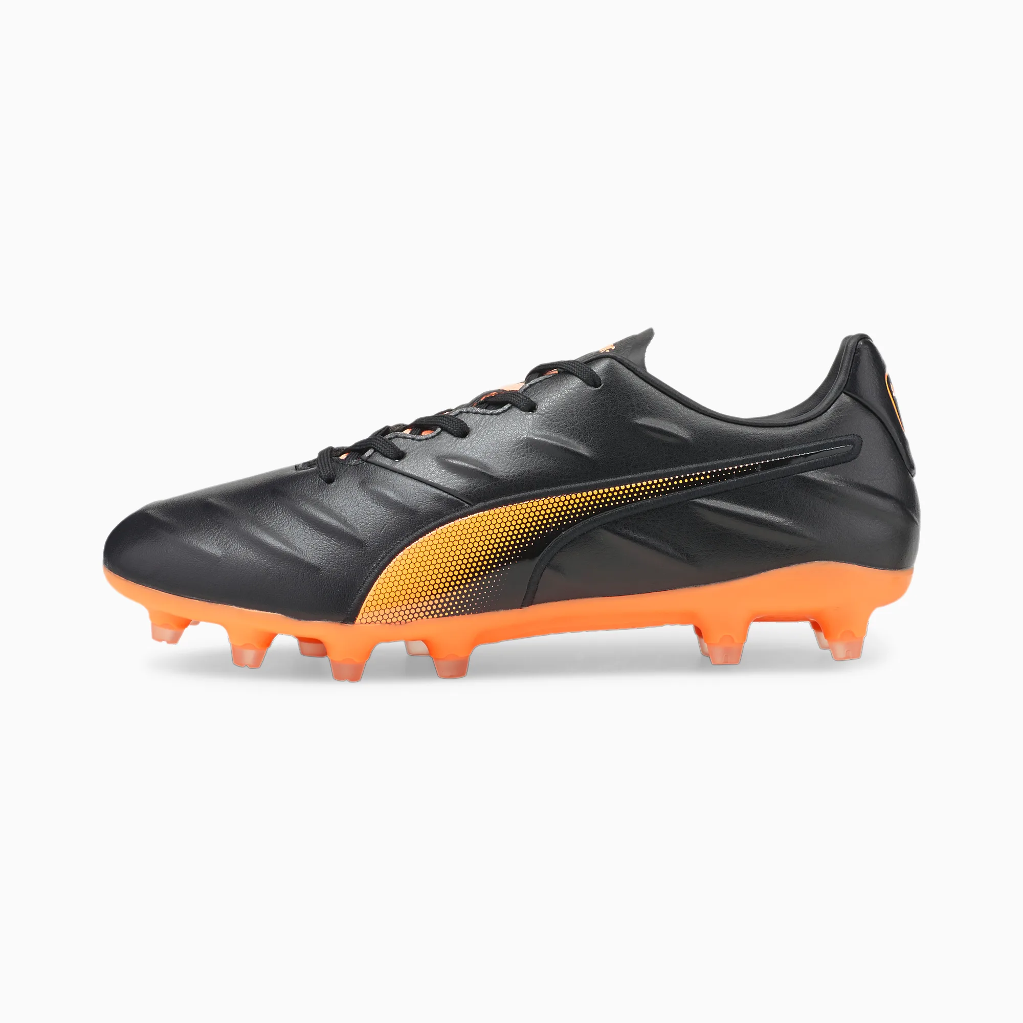 Puma King Pro FG-Black/Neon Citrus