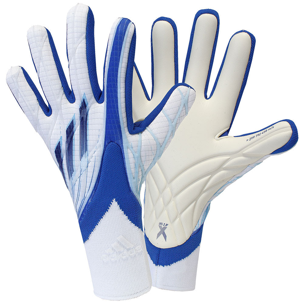 Adidas X Gloves Pro - White/Hi Res Blue