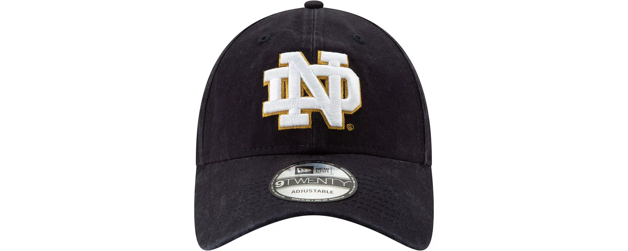 New Era Men's Notre Dame Fighting Irish Navy 9TWENTY Core Adjustable Hat