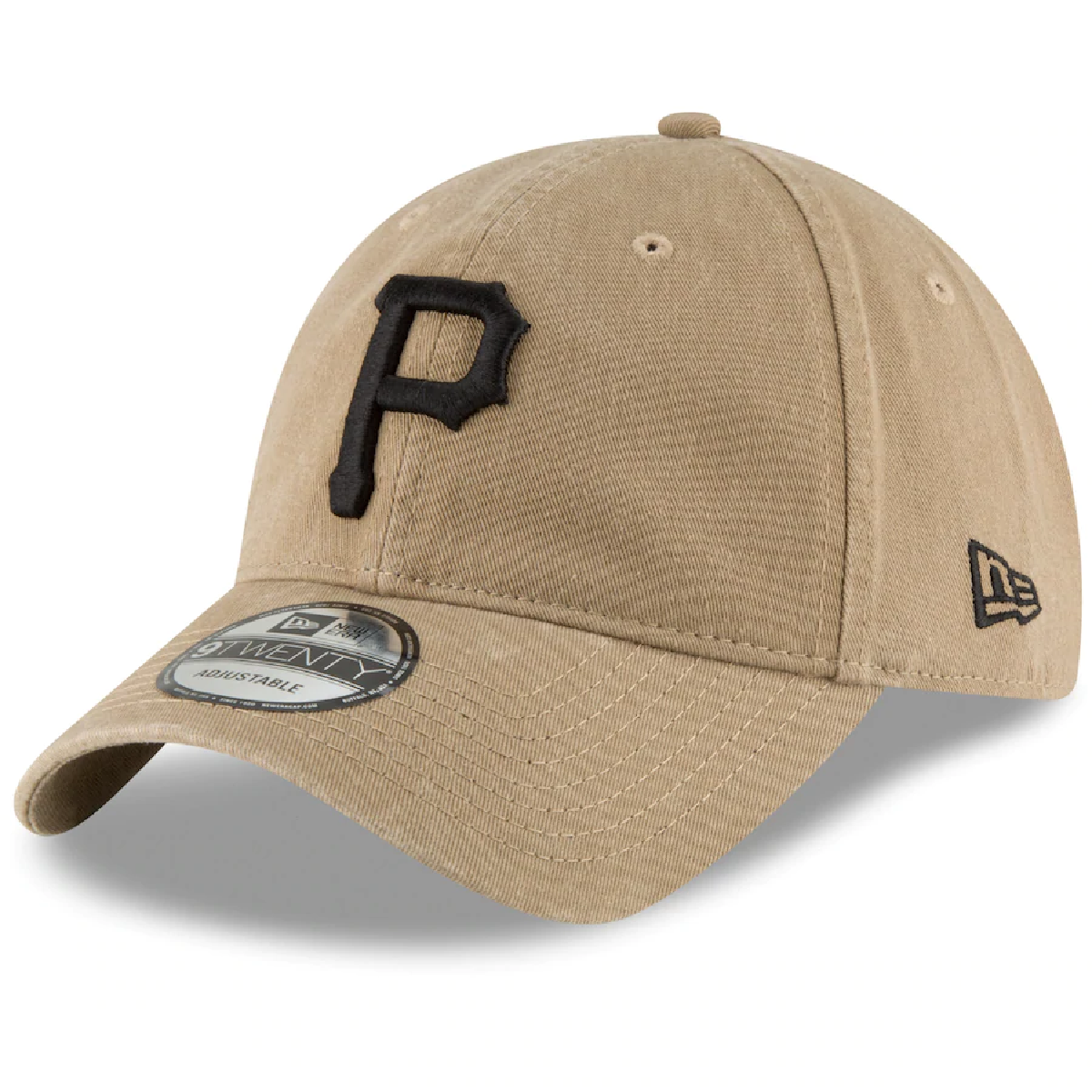 Pittsburgh Pirates New Era Core Classic Secondary 9TWENTY Adjustable Hat - Khaki