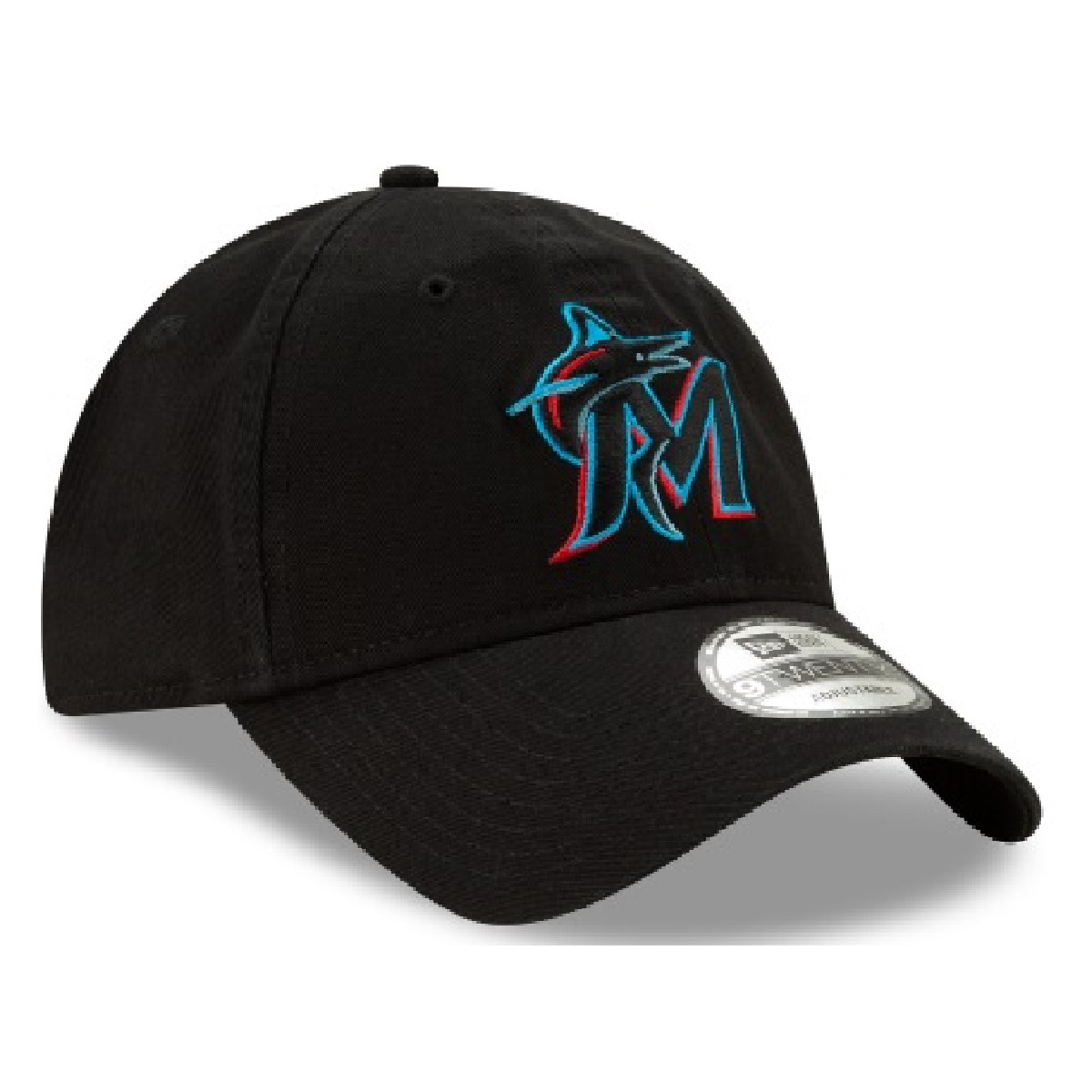 NEW ERA MIAMI MARLINS CORE CLASSIC MLB 9TWENTY ADJUSTABLE- BLACK