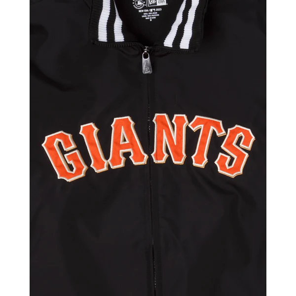 New Era San Francisco Giants Track Jacket-Black