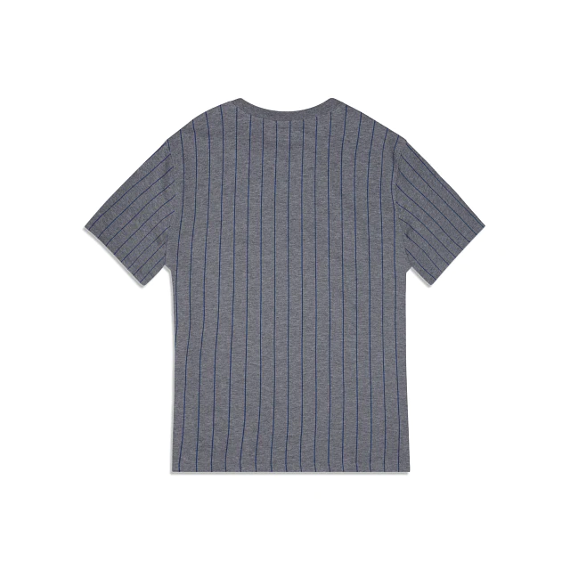 New Era Los Angeles Dodgers Striped Gray T-Shirt-Grey