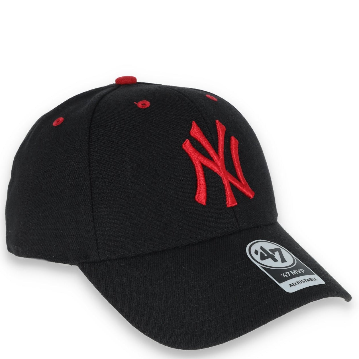 '47 BRAND NEW YORK YANKEES  '47 MVP ADJUSTABLE HAT-BLACK