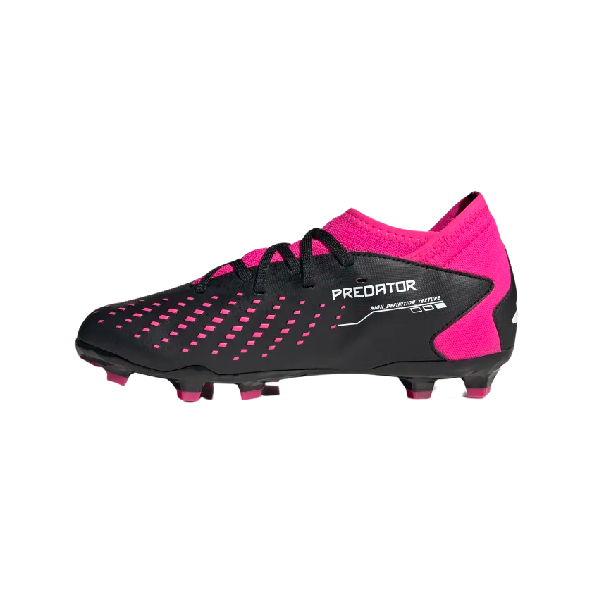 ADIDAS JR PREDATOR ACCURACY.3 FG-Core Black / Cloud White / Team Shock Pink 2