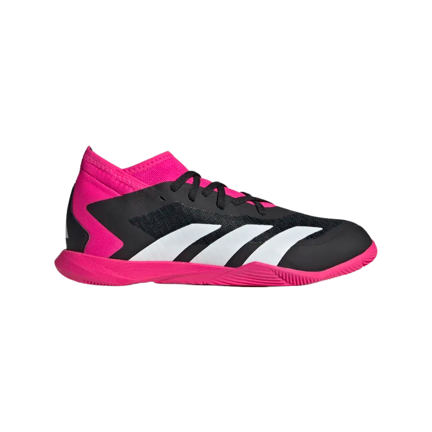 ADIDAS JR PREDATOR ACCURACY.3 IC- Core Black / Cloud White / Team Shock Pink 2