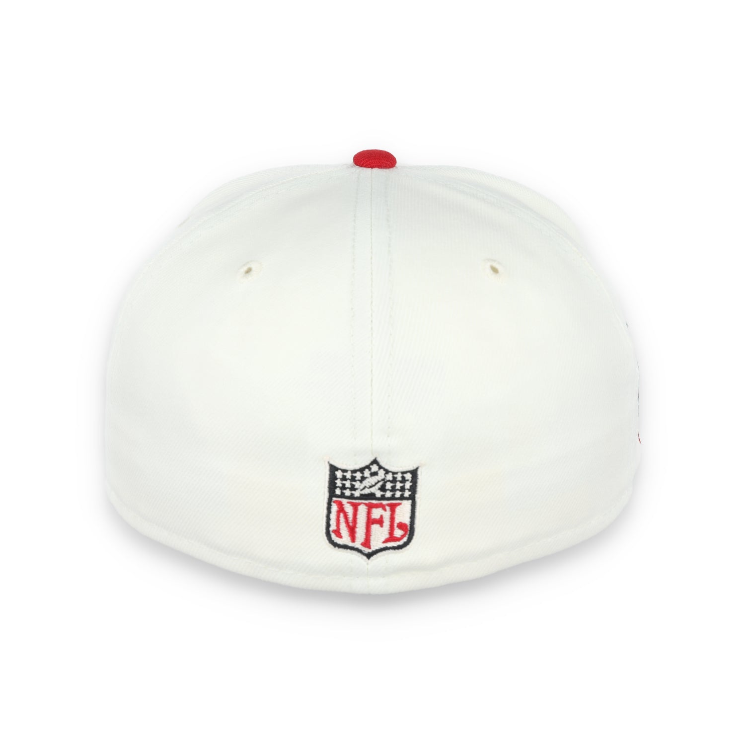 NEW ERA SAN FRANCISCO 49ERS 40TH ANNIVERSARY SIDE PATCH 59FIFTY FITTED HAT-CHROME/RED