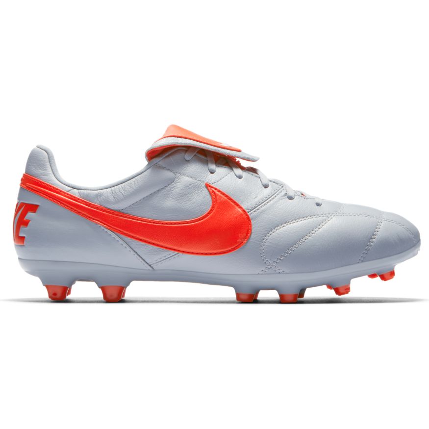 NIKE PREMIER II FG-WOLF GREY/CRIMSON