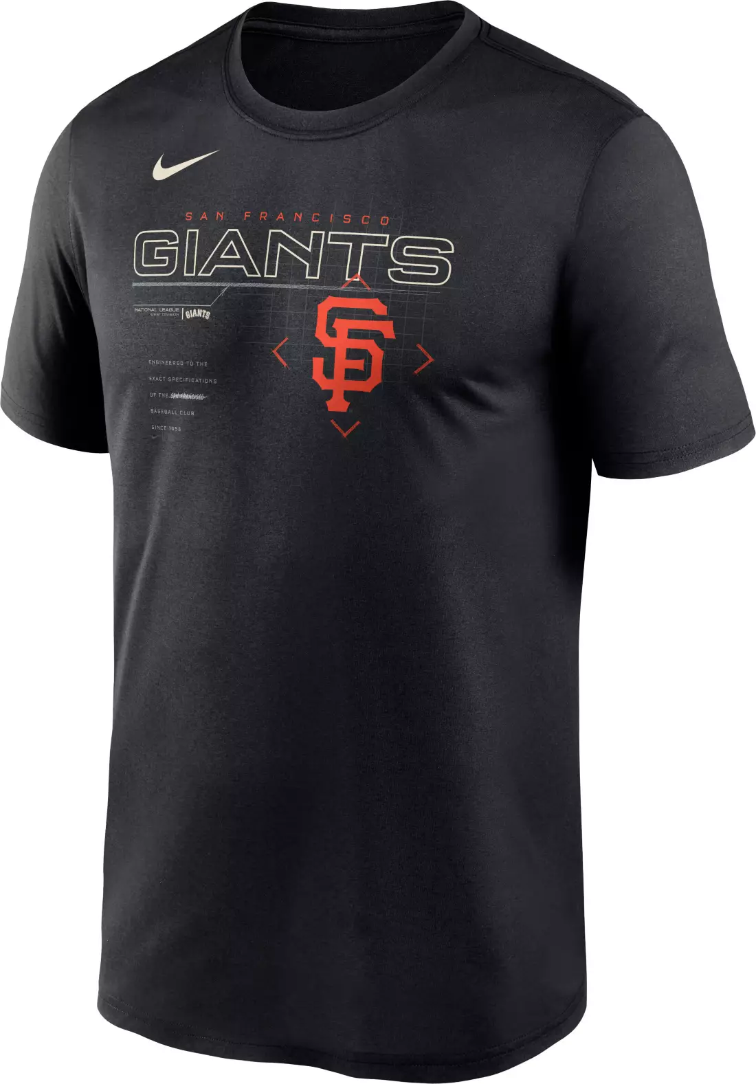 Nike Men's San Francisco Giants Black Legend Game T-Shirt