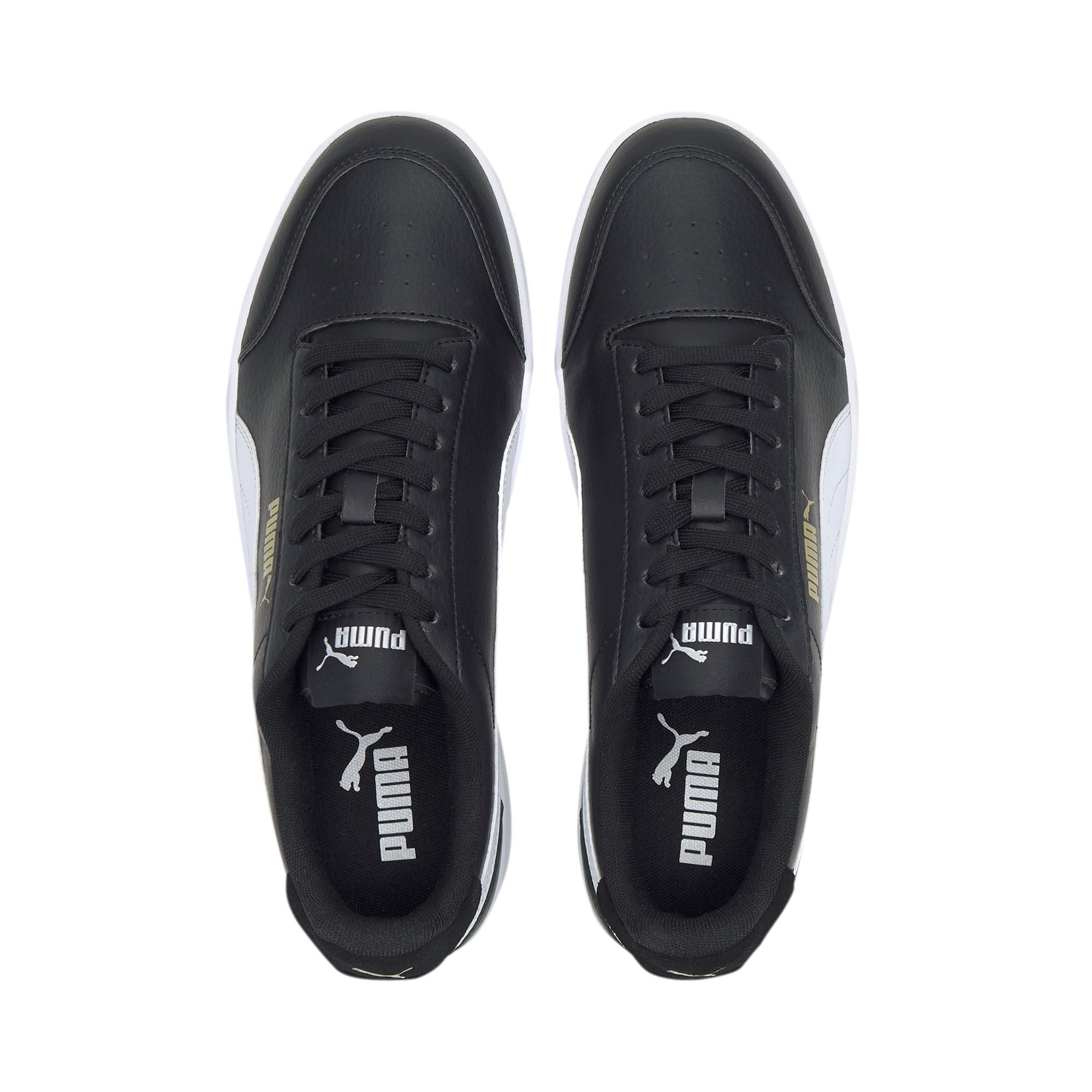 PUMA Shuffle Sneakers-Black/White/Gold