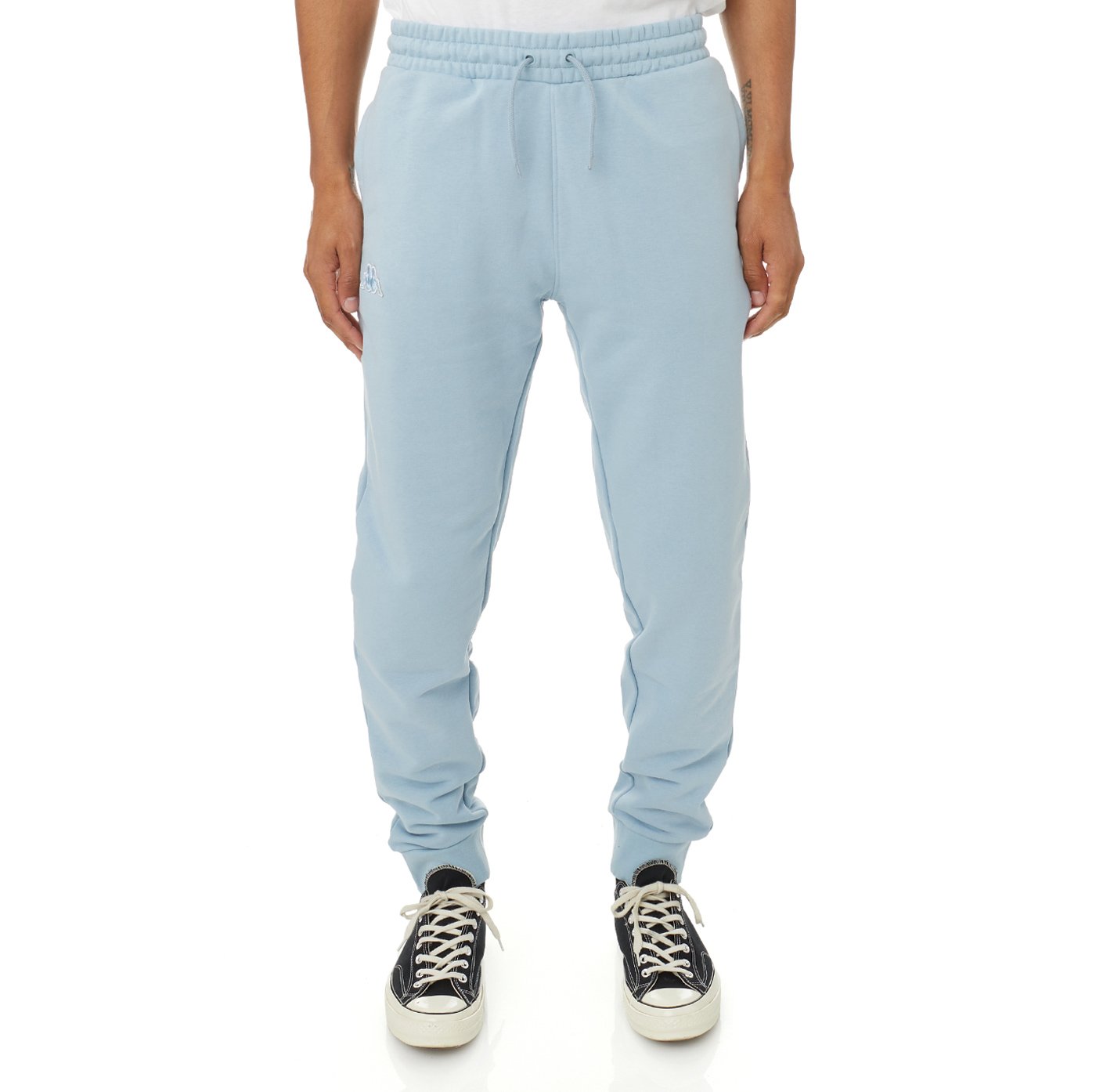 KAPPA LOGO FLEECE ZANOK SWEATPANTS- BLUE LT