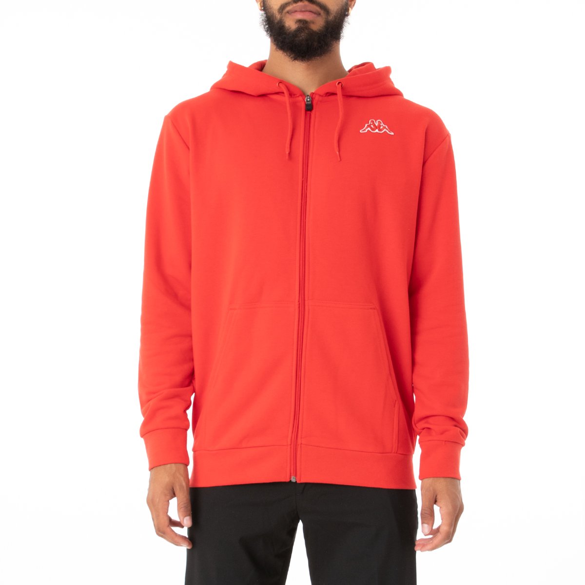 KAPPA LOGO JACKOK JACKET-RED CORAL